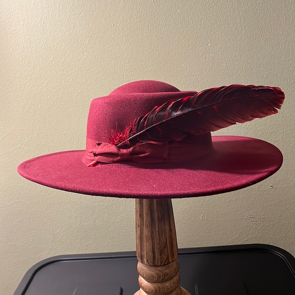 Hat- wide brim fedora